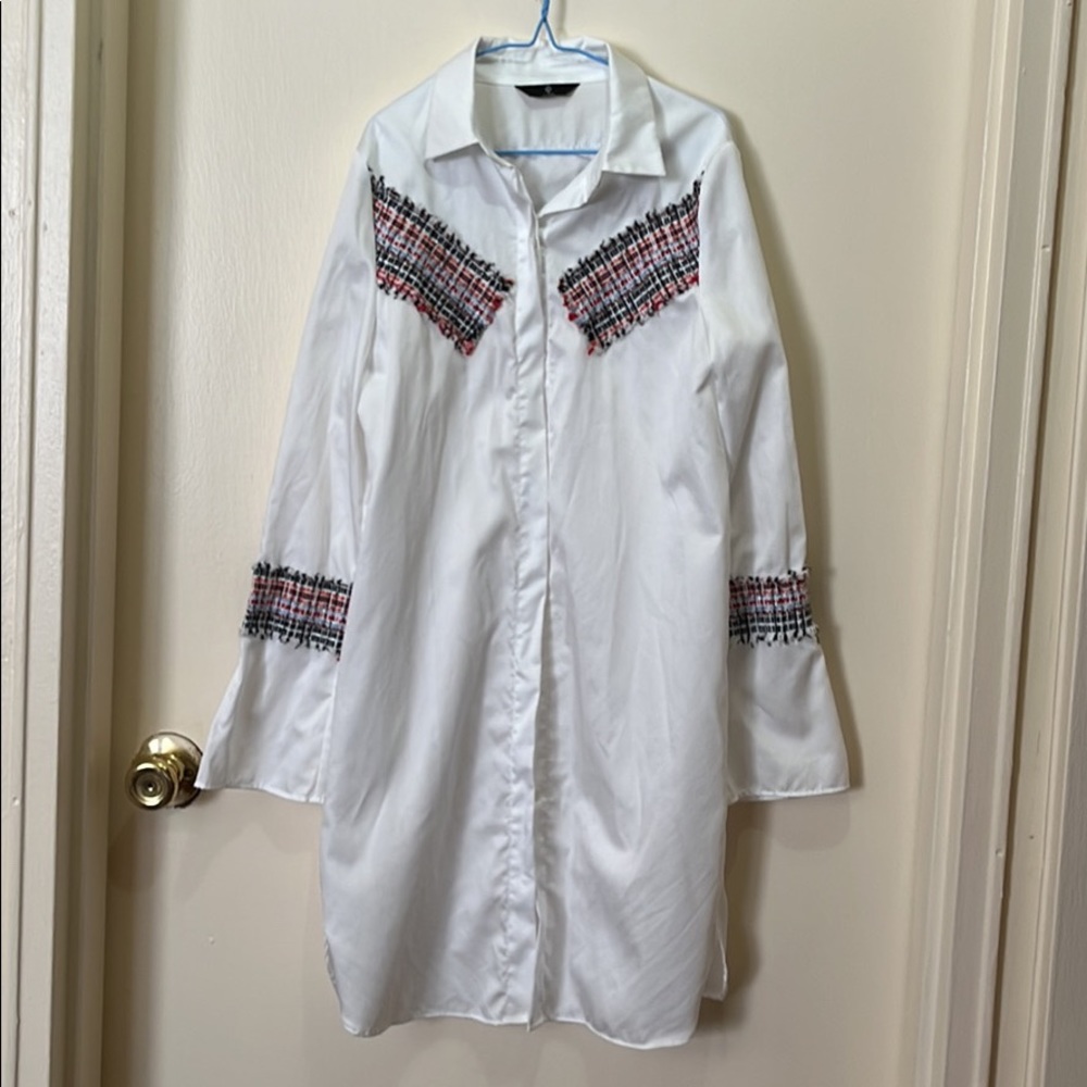 Stylish Long Shirt / shirt dress